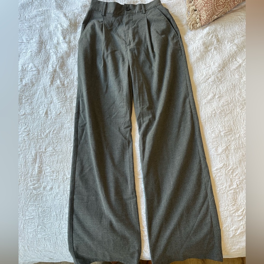 Urban Outfitters Grey High Waisted Trousers